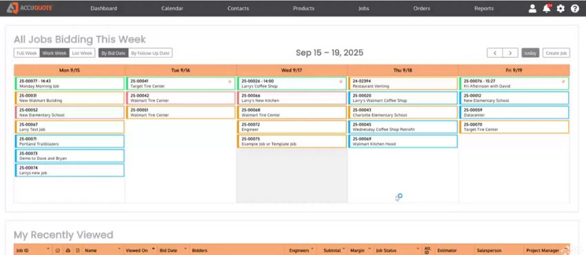 How ROM’s Bid Calendar Powers Sales Automation Software
